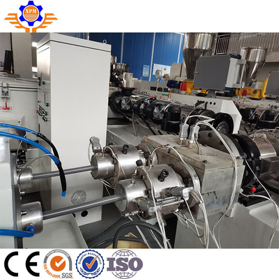 PVC Pipe Extrusion Line Double Screw 220 - 415V Input Voltage