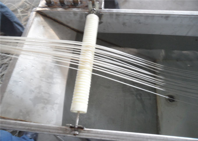 Máquina de granulación plástica de la etapa de las escamas dobles de los PP con el solo tornillo 0