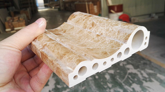 Piedra de fabricación de mármol artificial de la máquina del PVC del tornillo gemelo cadena de producción plástica de la hoja SGS 1